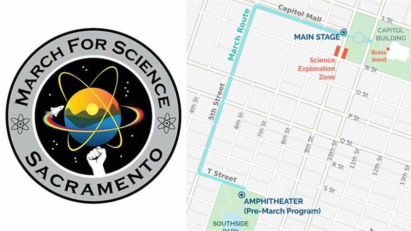 March For Science Map R